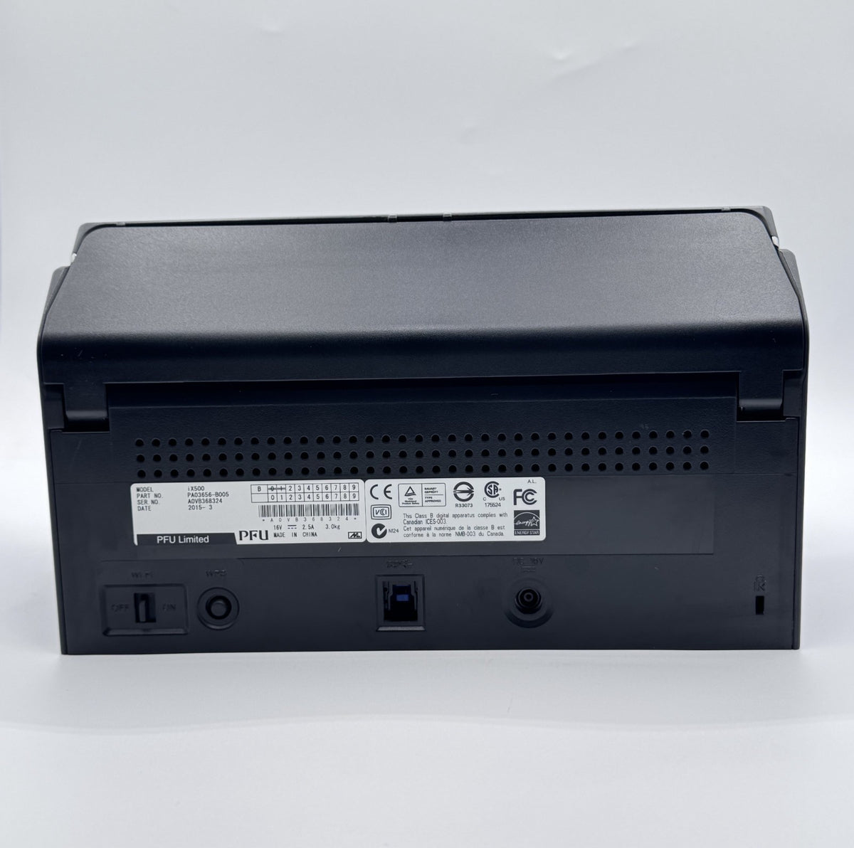 Fujitsu ScanSnap iX500 Document Scanner – Black – PA03656-B005 – Fast, Wireless,