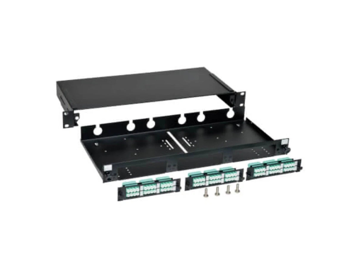 Eaton Tripp Lite N492-036-LCLC-E 36-Port LC/LC Fiber Patch Panel Enclosure – 1U Rack-Mount