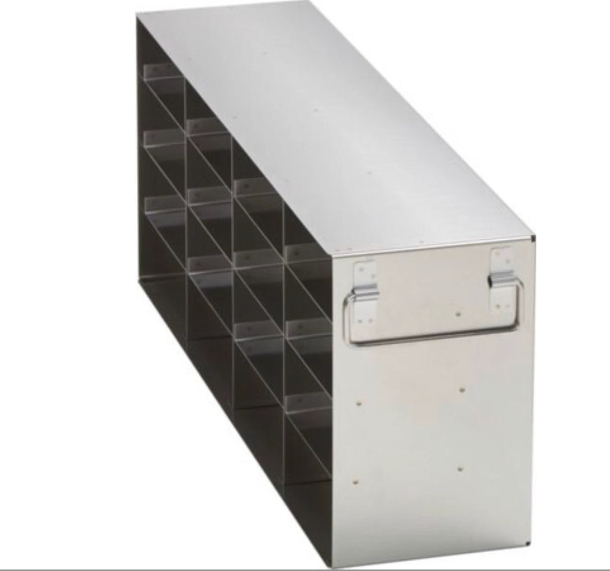 Eppendorf 6001021210 Upright Freezer Rack – 2 in./53 mm Boxes, Side Access, Stainless Steel