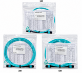 🆕 1M, 3M & 5M MPO/MPO OM4 Fiber Optic Patch Cable Female to Female Crossover 12
