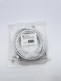 🆕 Monoprice 24385 Cat6A Ethernet Patch Cable 25ft White STP Snagless RJ45 10G –