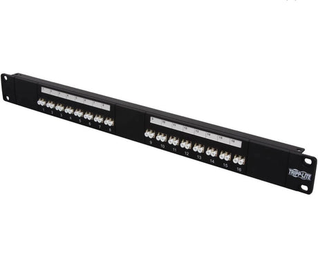 🔌 TRIPP LITE N490-016-LCLC 16-Port Fiber Patch Panel | LC/LC | Rack Mount | NEW