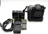 Nikon D200 Camera Body + MB-D200 Battery Grip Kit – Includes 2 Batteries