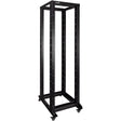 🔥 NavePoint 42U 4-Post Open Frame Rack w/ Casters (00301104) + M6 Hardware Kit