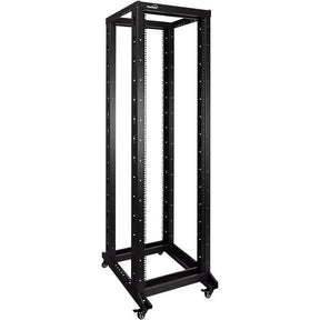 🔥 NavePoint 42U 4-Post Open Frame Rack w/ Casters (00301104) + M6 Hardware Kit