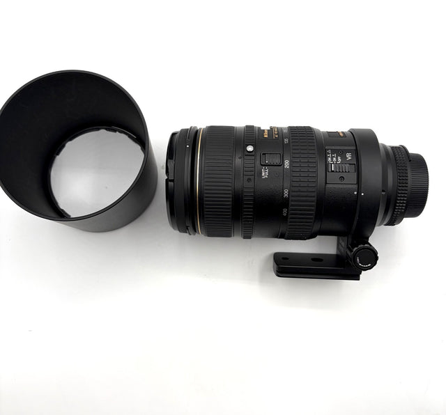 Nikon 80-400mm f/4.5-5.6D ED VR Lens + Aftermarket Arca-Swiss Tripod Foot
