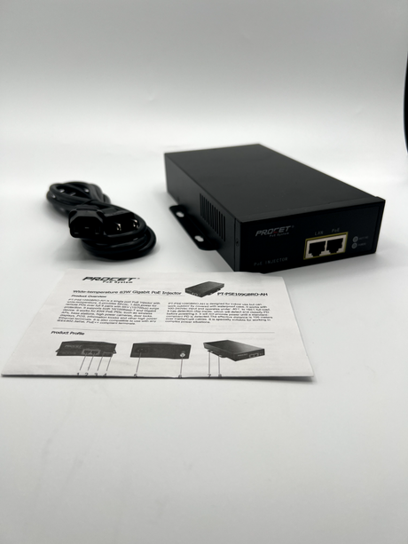 Procet PT-PSE109GBRO-AH 83W Gigabit Single Port PoE Injector