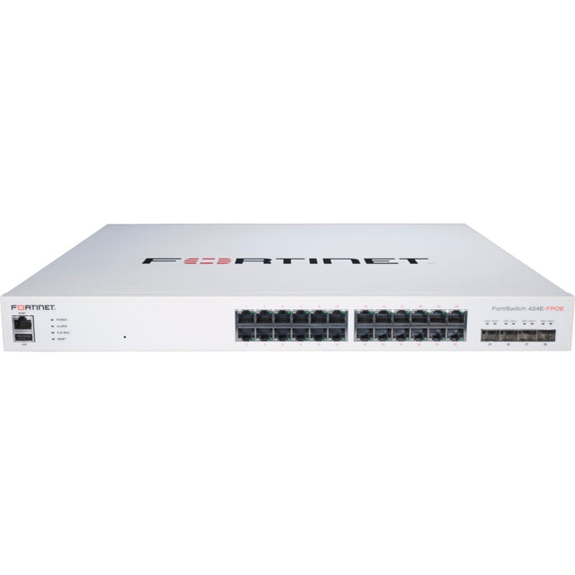 Fortinet FortiSwitch 424E-FPOE | 24-Port PoE+ Gigabit + 4x 10Gb SFP+ | Layer 2/3