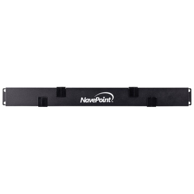 🔥 NavePoint 1U Horizontal Cable Manager Plastic 19” Rack Mount (00301027)