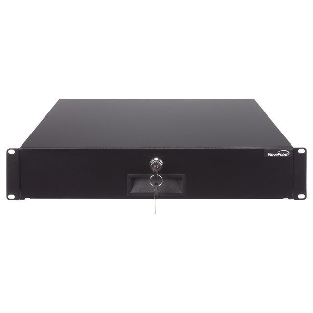 🔥 NavePoint 2U Server Rack Drawer 19” Sliding Shelf Storage (00300543)
