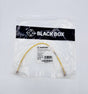 🆕 Black Box C6APC28-YL-01 Slim Cat6A Patch Cable 1ft Yellow RJ45 Ethernet – New