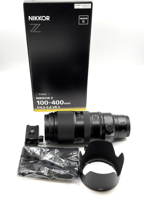 📷 Nikon NIKKOR Z 100-400mm f/4.5-5.6 VR S Lens | Z Mount | MIB| Tripod Foot