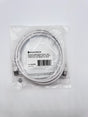 🆕 Monoprice 24353 Cat6A Ethernet Patch Cable 7ft White STP Snagless RJ45 10G