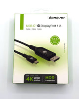 🆕 IOGEAR USB-C to DisplayPort 1.2 Cable 6.6 ft (2m) | 4K@60Hz | HDR | New
