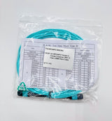 🆕 1M, 3M & 5M MPO/MPO OM4 Fiber Optic Patch Cable Female to Female Crossover 12