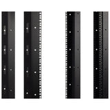 NavePoint 42U Adjustable 4-Post Open-Frame Server Rack with Casters – 00301104